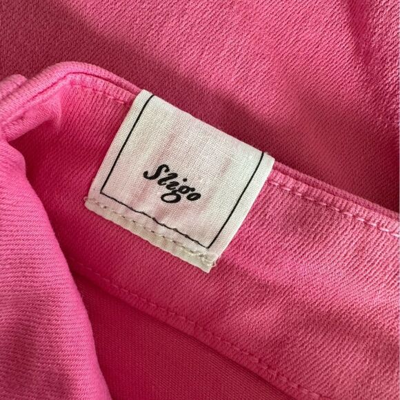 NEW Frank & Eileen Sligo Italian Performance Denim Skinny Jeans in Neon Pink 27 - Picture 10 of 11